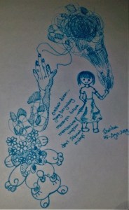 Gambar dibuat bersamaan dengan puisi